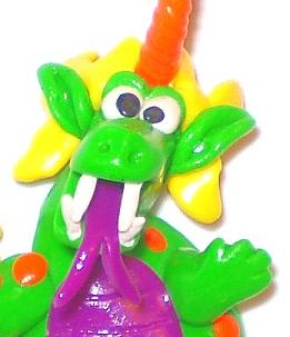 Zany Zed Dragon Magnet